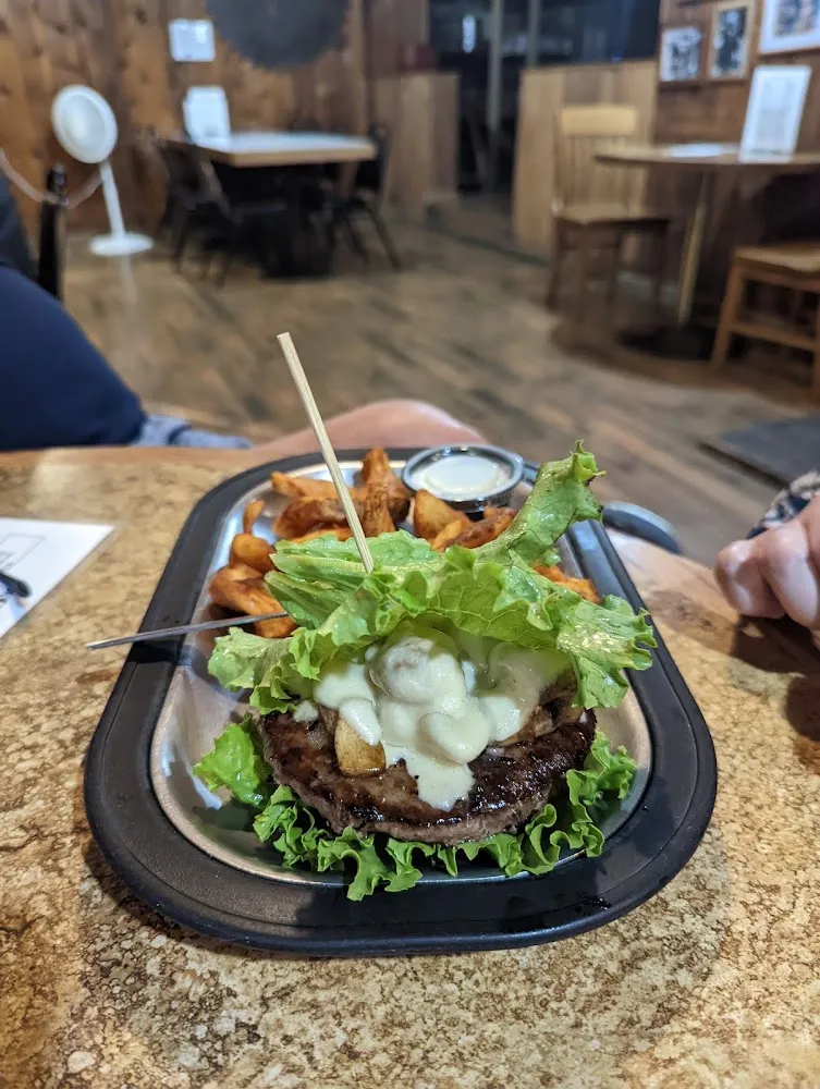 Burger on a Lettuce Wrap
