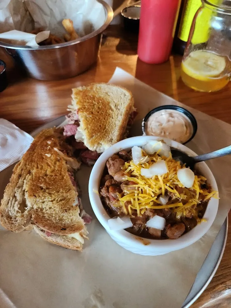 Reuben Sandwhich and Chili